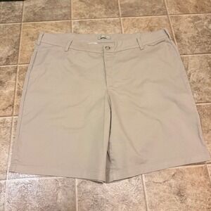Riders by Lee Easy Care Khaki Shorts Womens 26W M Tan Stretch Chino W84AB18